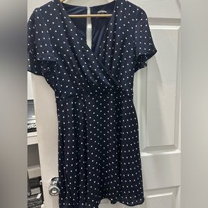 Express Blue and White Polka Dot dress (US 6)